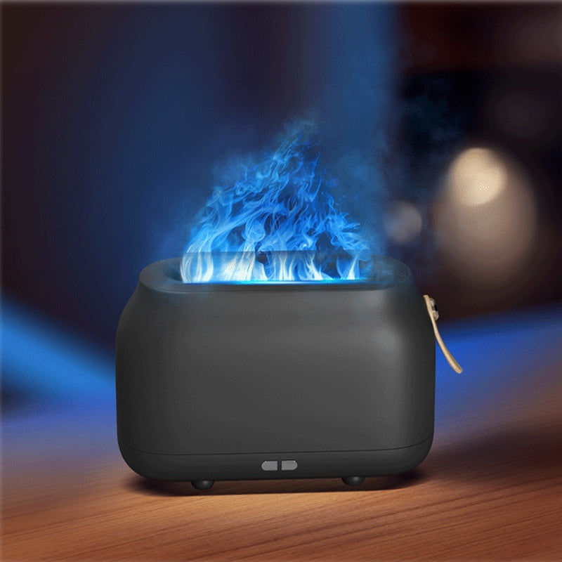 Large Flame Air Humidifier Usb Essential Oil Diffuser Ultrasonic Cool Mist Maker Fogger Humidificador LED Lamp Aroma Diffuser