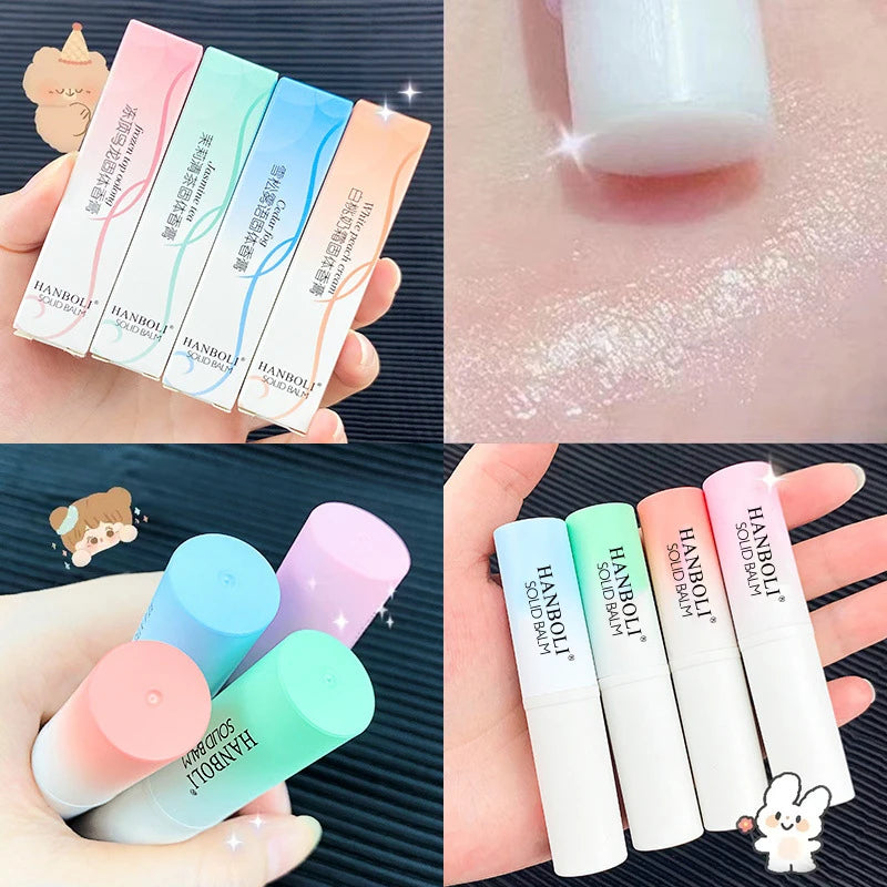 4pcs Portable Solid Perfume Sticks Fruity Scent