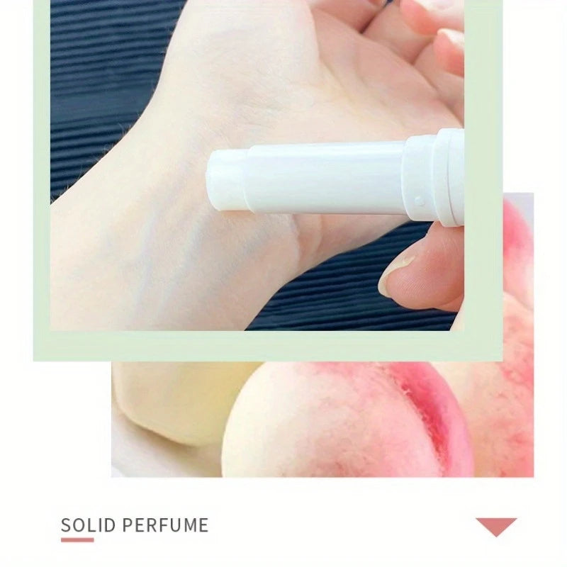 4pcs Portable Solid Perfume Sticks Fruity Scent