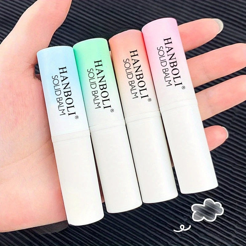 4pcs Portable Solid Perfume Sticks Fruity Scent