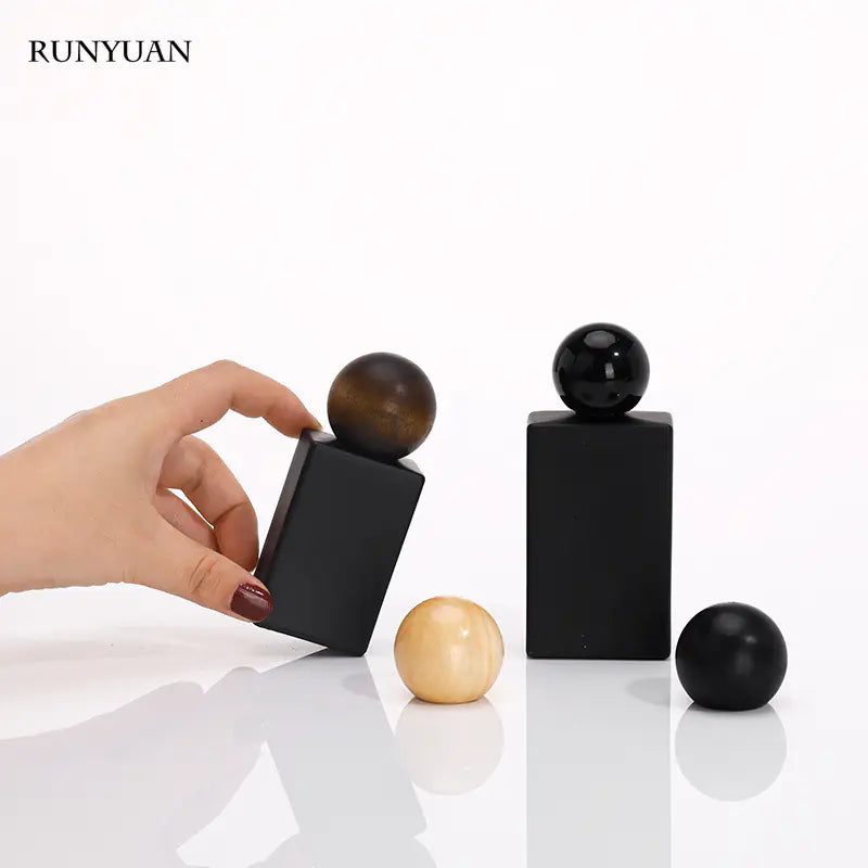 Wholesale 100ml Black Perfume Spray Bottle