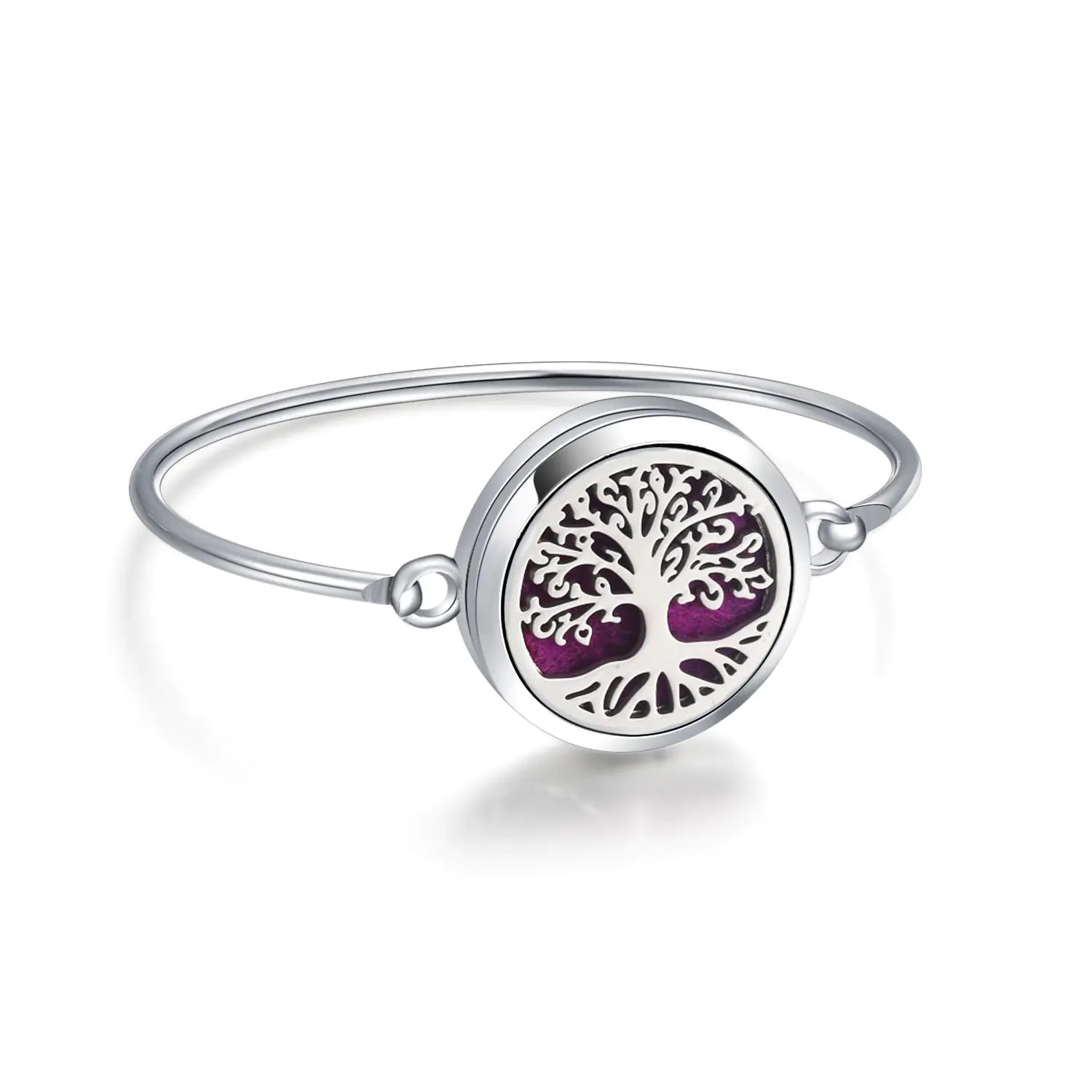 Fashionable Titanium Steel Hollow Perfume Bracelet