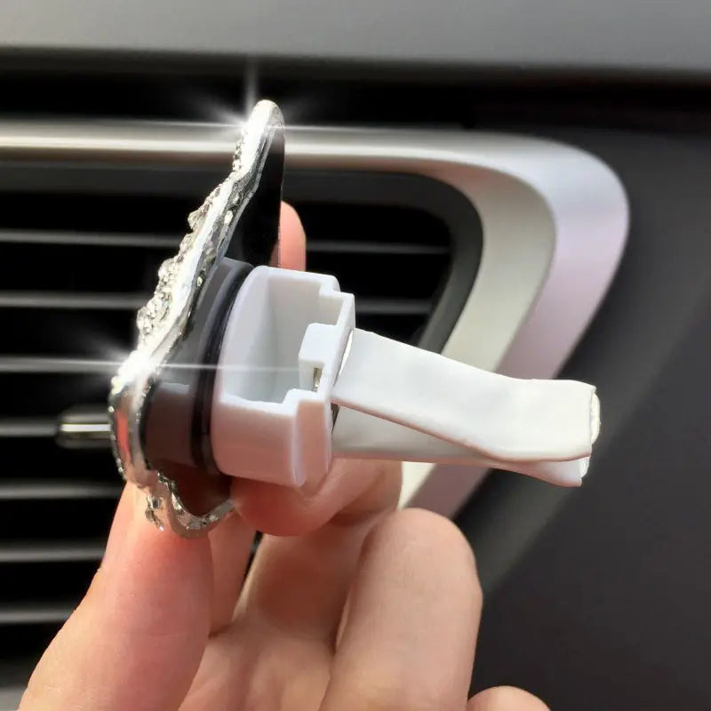 Diamond Leopard Car Air Vent Perfume Clip